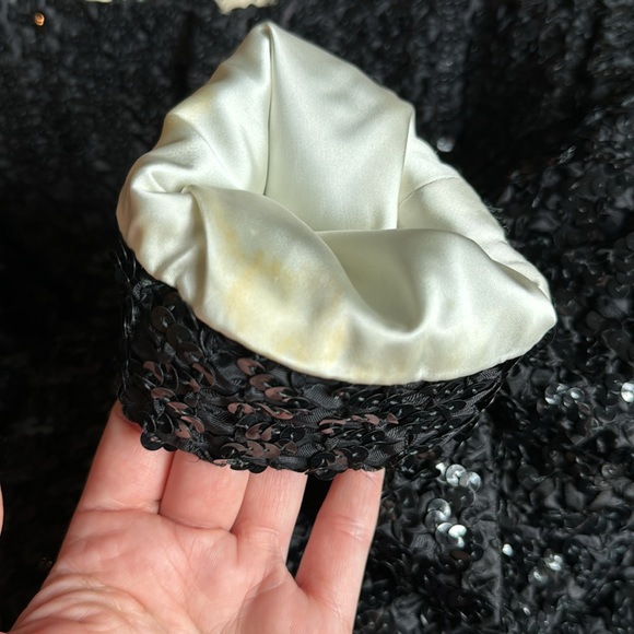 VINTAGE 1960s sequined Philippe Tournaye for Rembrandt cropped blazer jacket - Picture 8 of 8